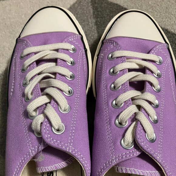 ⭐️NEW⭐️Converse Chuck 70 OX Purple/Ivory Men's Size 8/Women's Size 10 - Picture 8 of 12